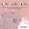 imageDearfoams Womens 2Piece Loosefit Set Matching Family Holiday Pajamas Soft ampamp ComfortablePurple Muted Peonies