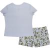 imageDearfoams Womens 2Piece Loosefit Set Matching Family Holiday Pajamas Soft ampamp ComfortableSage Muted Peonies