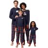imageDearfoams Womens 2Piece Loosefit Set Matching Family Holiday Pajamas Soft ampamp ComfortableToddlercozy Bear