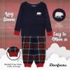 imageDearfoams Womens 2Piece Loosefit Set Matching Family Holiday Pajamas Soft ampamp ComfortableWomenscozy Bear