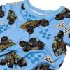 imageMonster Jam Boys 2Piece Loosefit Pajama Set Soft ampamp Cute for KidsTrucks Are Jammin