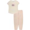 imageDearfoams Womens 2Piece Loosefit Set Matching Family Holiday Pajamas Soft ampamp ComfortableLadies 95polyester 5spandex Knit 2pc P