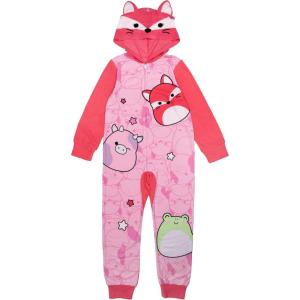imageSquishmallows Girls Hooded Blanket Sleeper Comfortable Pajamas Soft ampamp Cute for KidsAlways Fifi