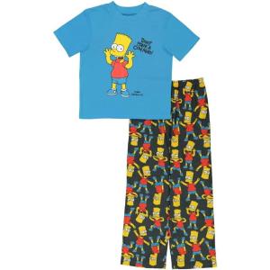 imageThe Simpsons Boys 2Piece Loosefit Pajama Set Soft ampamp Cute for KidsDont Have a Cow 2