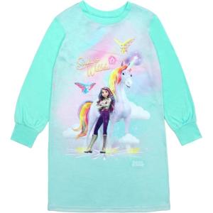 imageUnicorn Academy Girls Nightgown Soft ampamp Cute Pajamas for KidsLove Unicorn