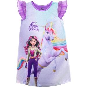 imageUnicorn Academy Girls Nightgown Soft ampamp Cute Pajamas for KidsUnicorn Buddy