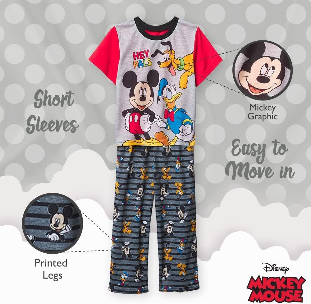 imageDisney Boys 2Piece Loosefit Pajama Set Soft ampamp Cute for KidsHey Pals 2