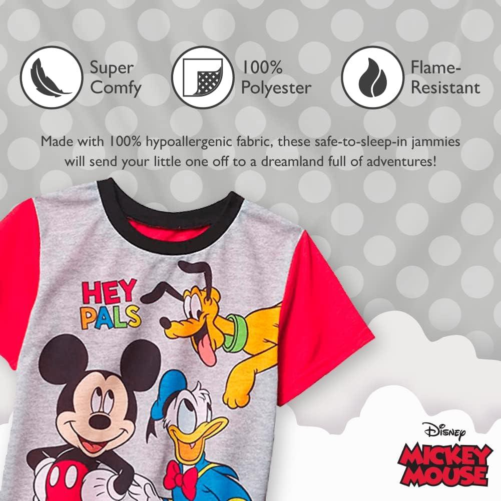 imageDisney Boys 2Piece Loosefit Pajama Set Soft ampamp Cute for KidsHey Pals 2