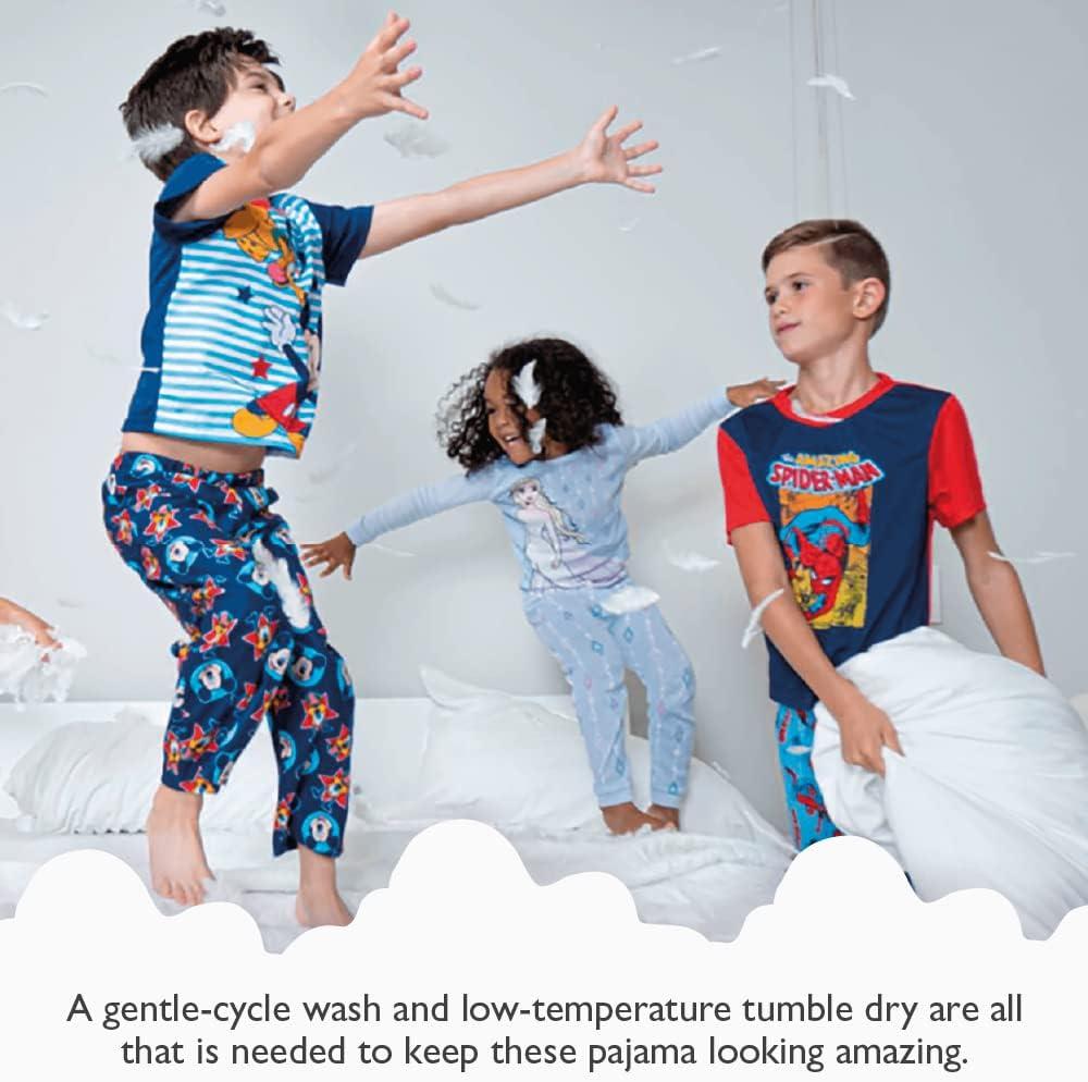 imageDisney Boys 2Piece Loosefit Pajama Set Soft ampamp Cute for KidsMickey and Pluto 2