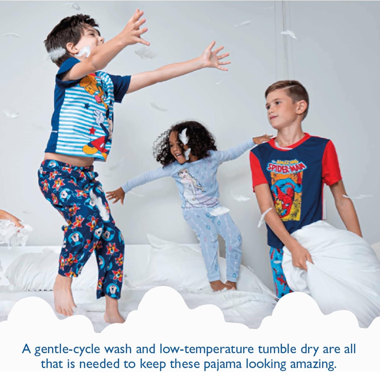 imageDisney Boys 2Piece Loosefit Pajama Set Soft ampamp Cute for KidsSpace Hero