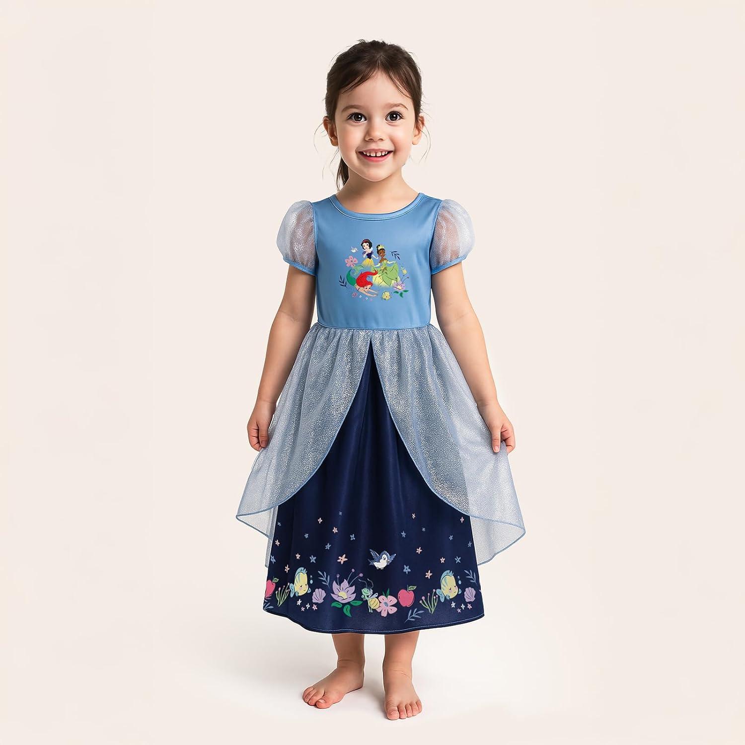 imageDisney Girls Frozen Fantasy NightgownAlways Princess