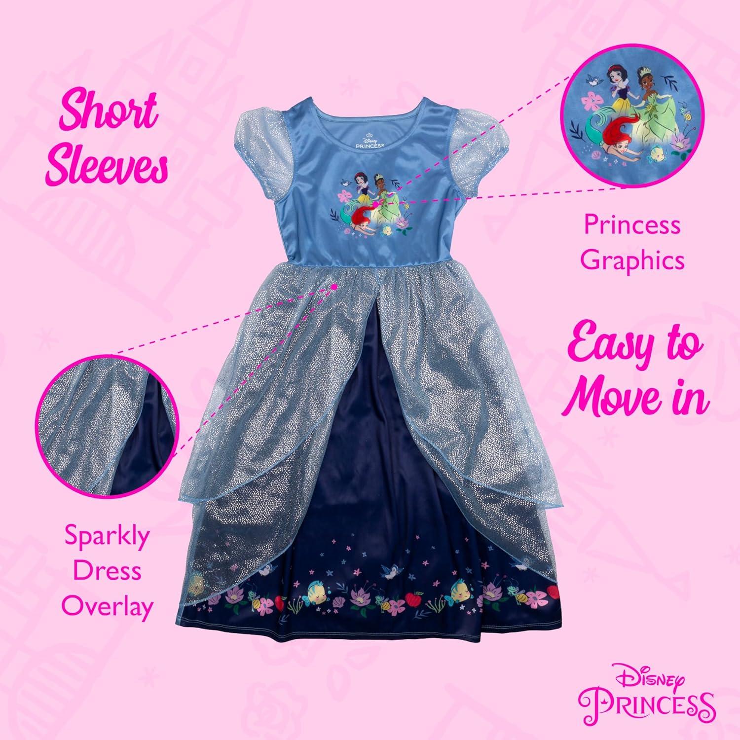 imageDisney Girls Frozen Fantasy NightgownAlways Princess