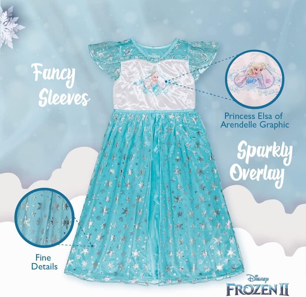 imageDisney Girls Frozen Fantasy NightgownElsa in Blue 2