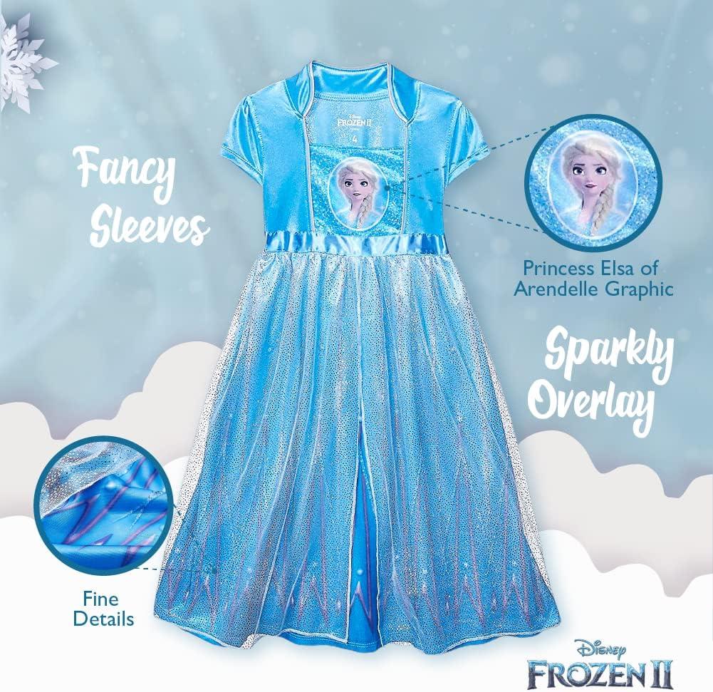 imageDisney Girls Frozen Fantasy NightgownFantasy Elsa