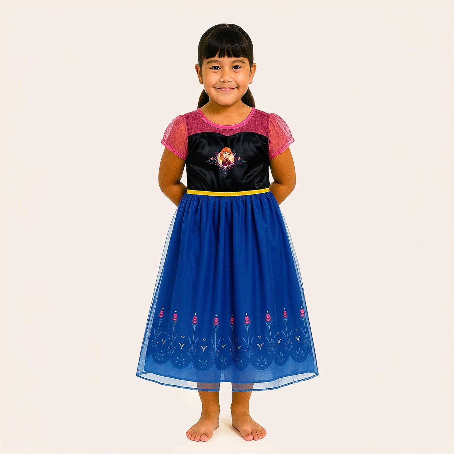 imageDisney Girls Frozen Fantasy NightgownHappy Anna 2