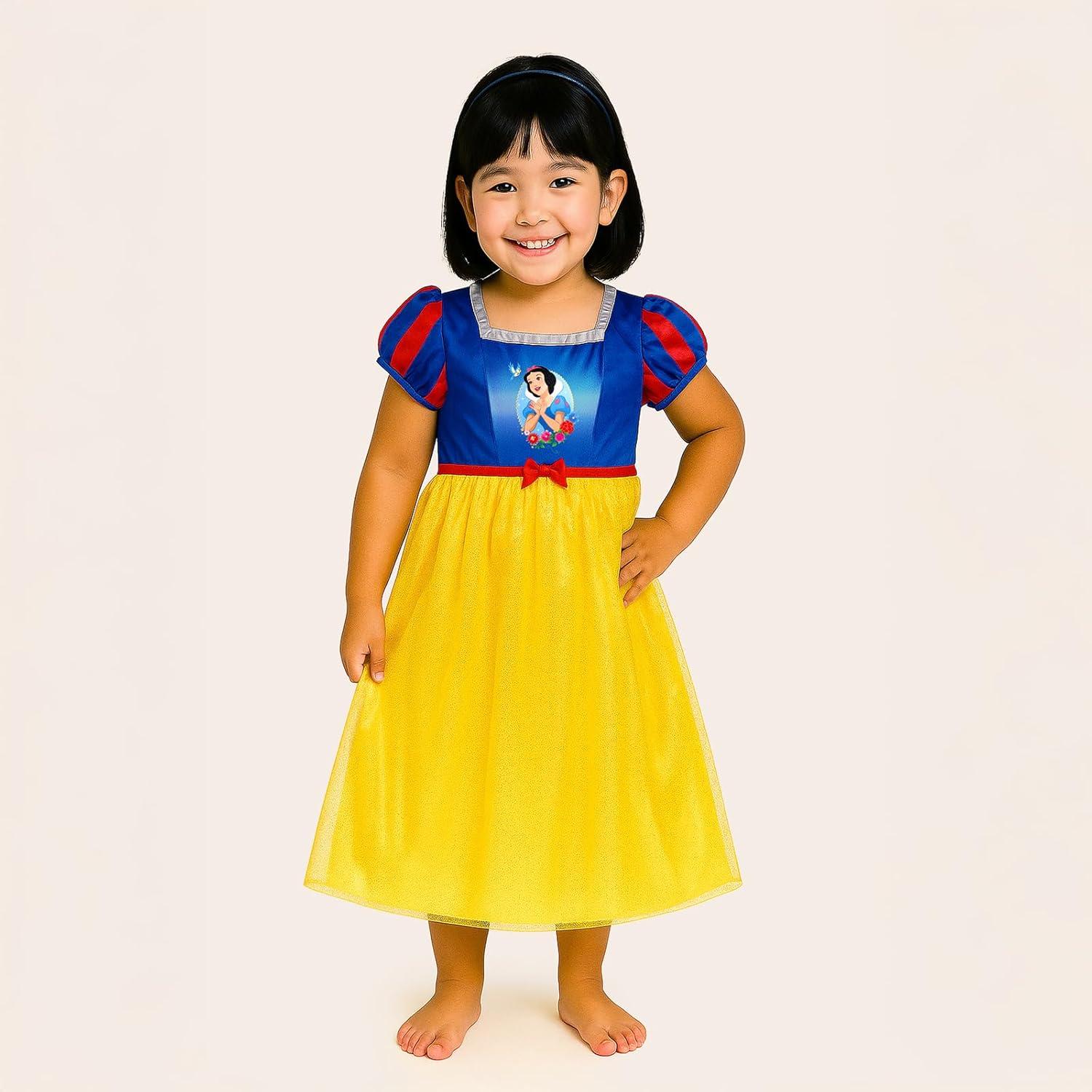 imageDisney Girls Frozen Fantasy NightgownLovely Snow White