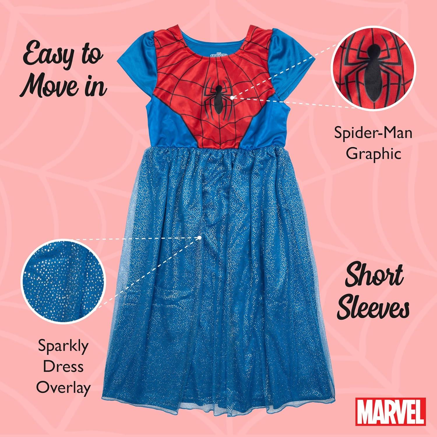 imageDisney Girls Frozen Fantasy NightgownSpider Gown