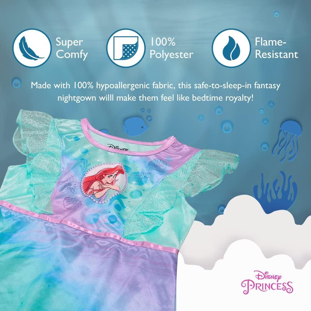 imageDisney Girls Frozen Fantasy NightgownWatercolor Ariel 2
