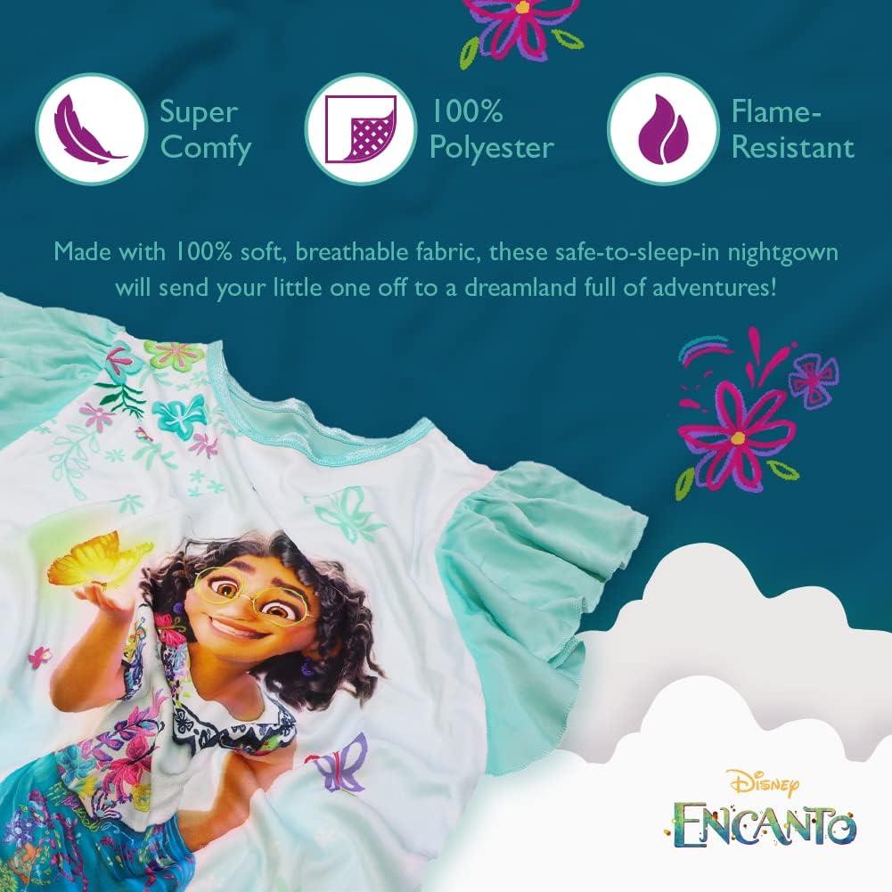 imageDisney Girls Nightgown Soft ampamp Cute Pajamas for KidsCute Mirabel
