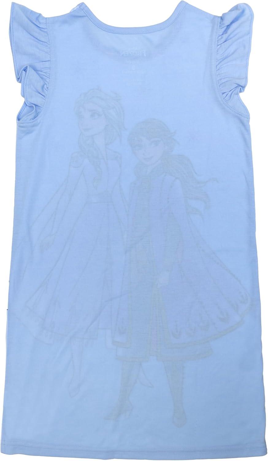 imageDisney Girls Nightgown Soft ampamp Cute Pajamas for KidsFrozen 2