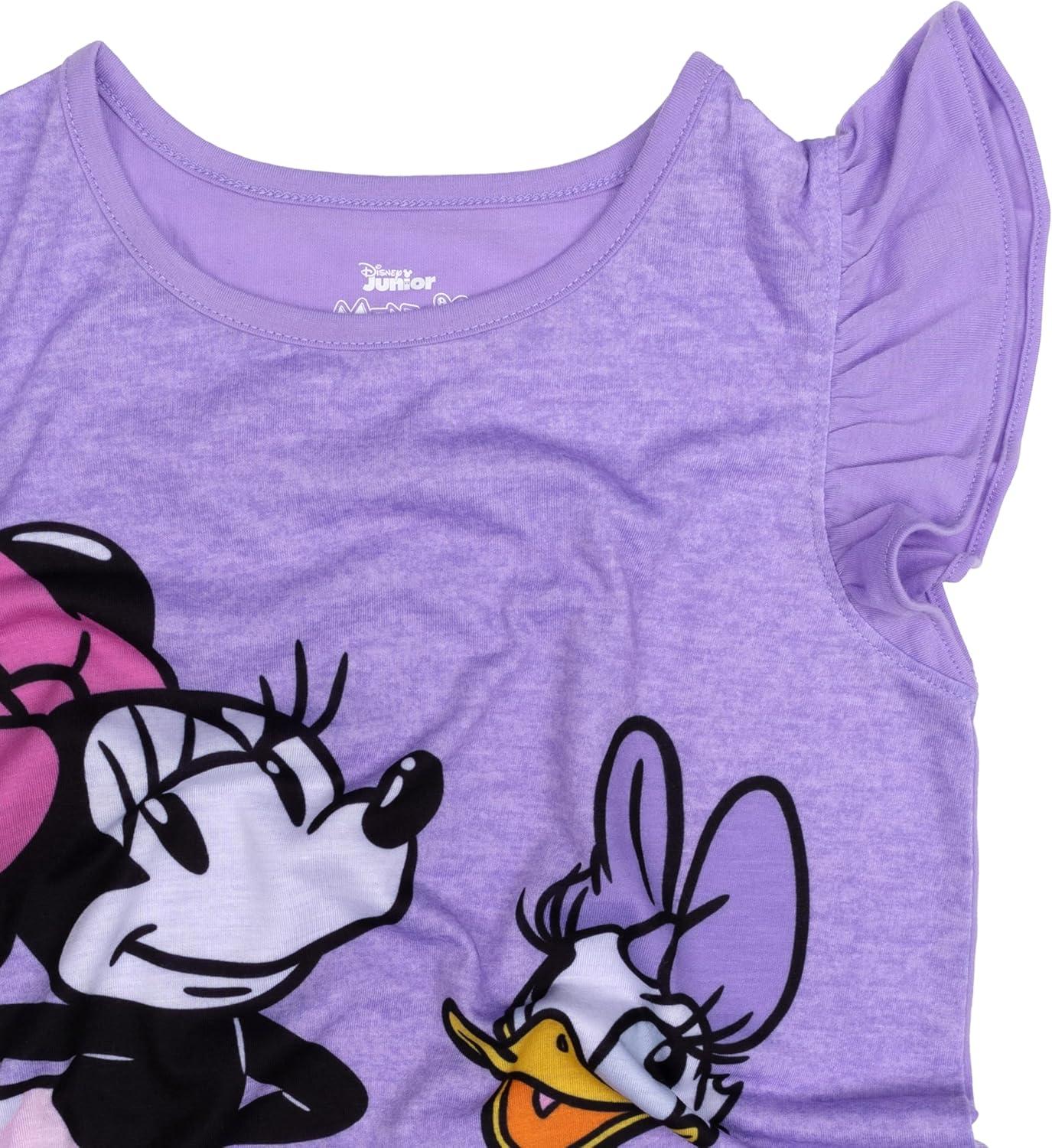 imageDisney Girls Nightgown Soft ampamp Cute Pajamas for KidsMinnie and Daisy