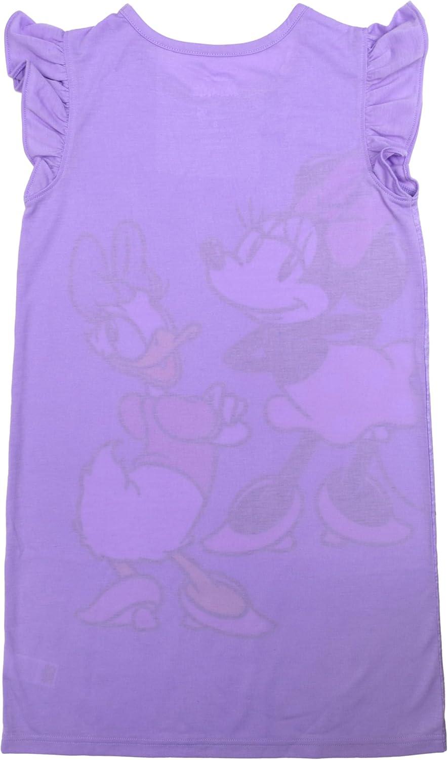 imageDisney Girls Nightgown Soft ampamp Cute Pajamas for KidsMinnie and Daisy