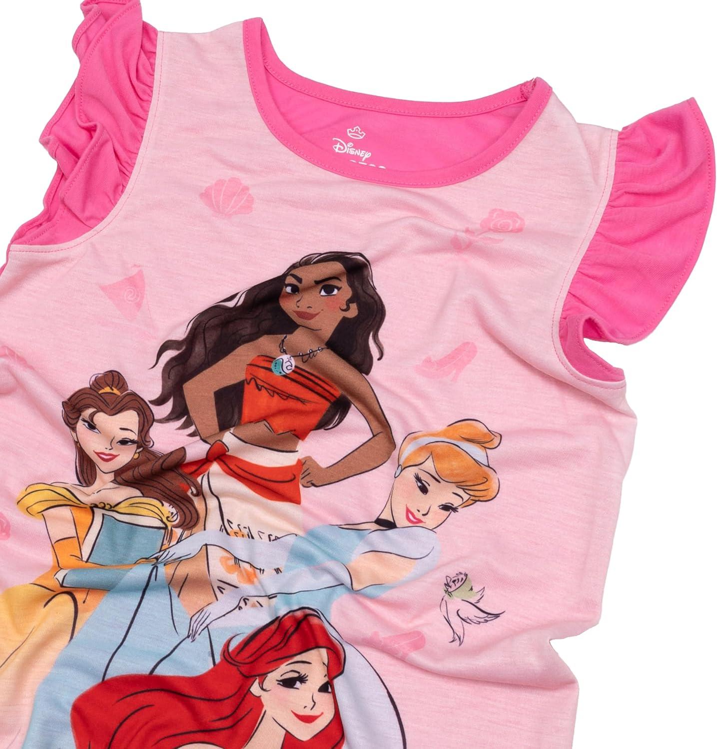 imageDisney Girls Nightgown Soft ampamp Cute Pajamas for KidsPrincess Party