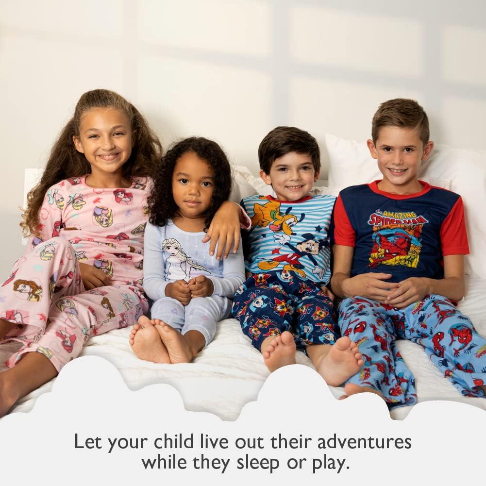 imageDisney unisexchild 2piece Snugfit Cotton Holiday Pajama Set Soft ampamp Cute for KidsBeware Jack