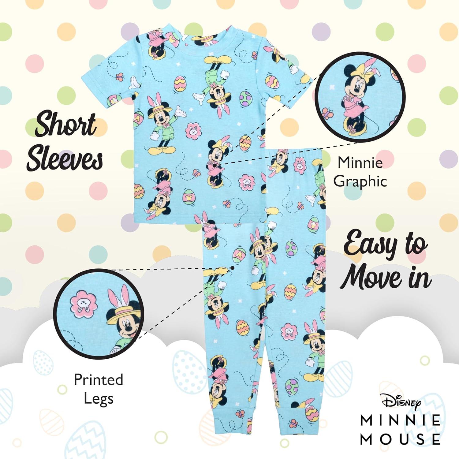 imageDisney unisexchild 2piece Snugfit Cotton Holiday Pajama Set Soft ampamp Cute for KidsFun Easter
