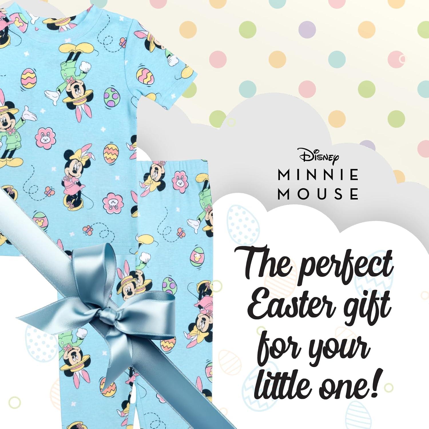 imageDisney unisexchild 2piece Snugfit Cotton Holiday Pajama Set Soft ampamp Cute for KidsFun Easter