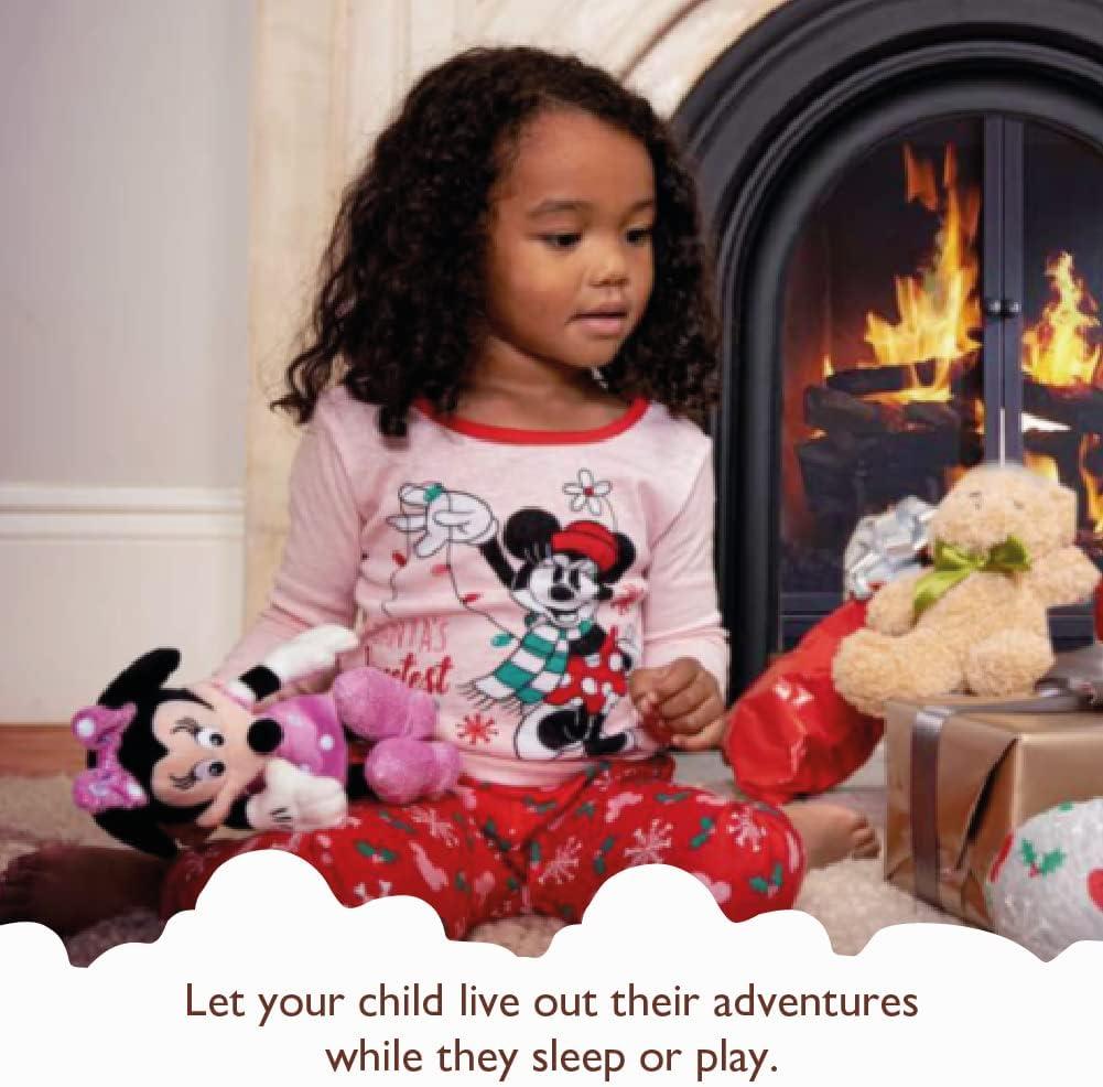 imageDisney unisexchild 2piece Snugfit Cotton Holiday Pajama Set Soft ampamp Cute for KidsLucky Friends