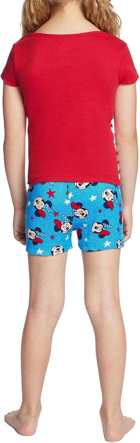 imageDisney unisexchild 2piece Snugfit Cotton Holiday Pajama Set Soft ampamp Cute for KidsMinnie America