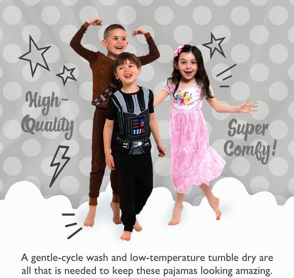 imageDisney unisexchild 2piece Snugfit Cotton Holiday Pajama Set Soft ampamp Cute for KidsNice List
