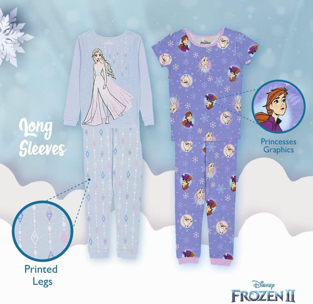 imageDisney unisexchild 6piece Snugfit Cotton Pajama Set Soft ampamp Cute for KidsBetter Together