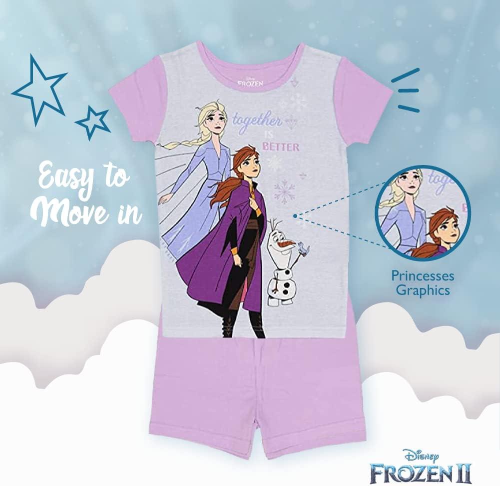 imageDisney unisexchild 6piece Snugfit Cotton Pajama Set Soft ampamp Cute for KidsBetter Together