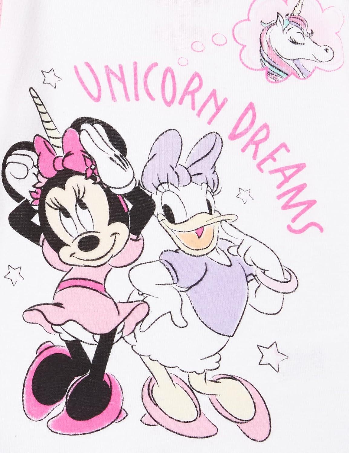 imageDisney unisexchild 6piece Snugfit Cotton Pajama Set Soft ampamp Cute for KidsUnicorn Dreams