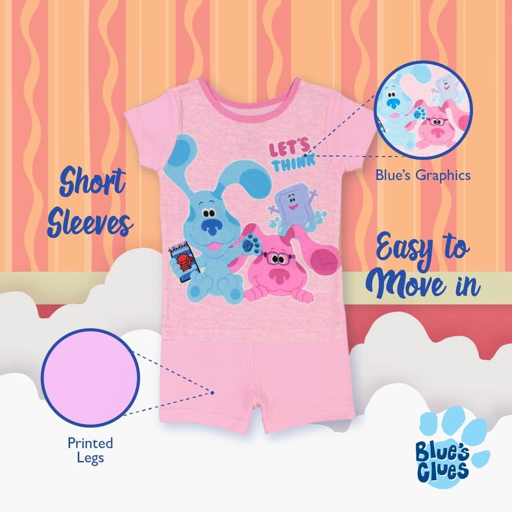 imageNickelodeon unisexchild Paw Patrol  Baby Shark  Blues Clues ampamp You 4piece Snugfit Cotton Pajama SetGet a Glue