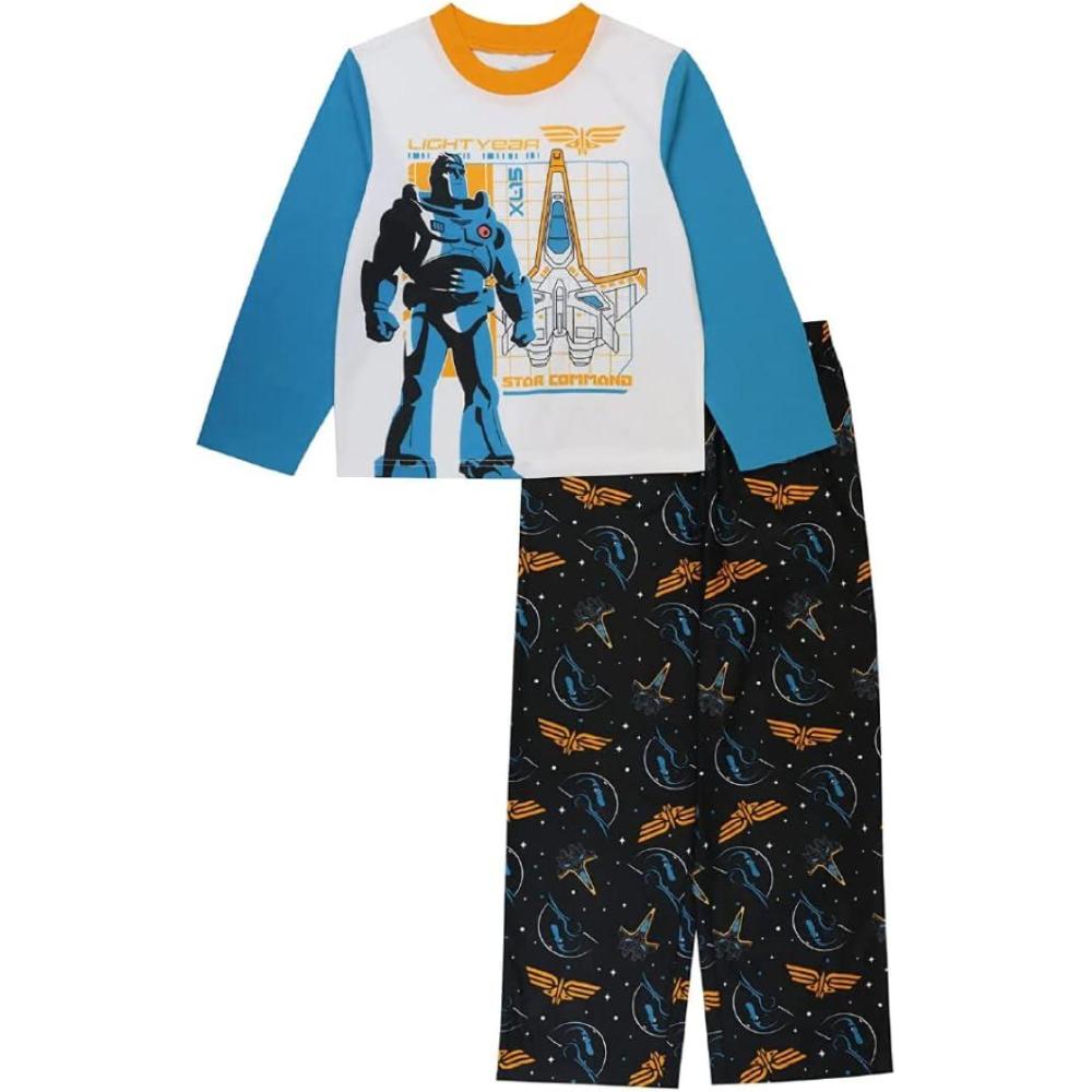 imageDisney Boys 2Piece Loosefit Pajama Set Soft ampamp Cute for KidsLaunch All Ships