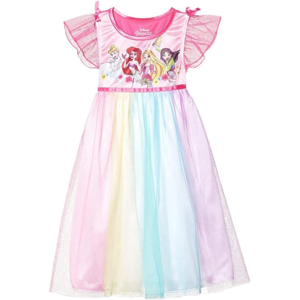 imageDisney Girls Frozen Fantasy NightgownPrincess Party Gown 4
