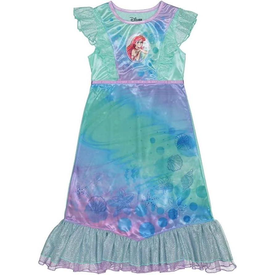 imageDisney Girls Frozen Fantasy NightgownWatercolor Ariel 2