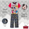 imageDisney Boys 2Piece Loosefit Pajama Set Soft ampamp Cute for KidsHey Pals 2