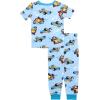 imageDisney Boys 2Piece Snugfit Viscose Pajama Set Soft ampamp Cute for KidsRacing Buds