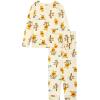imageDisney Boys 2Piece Snugfit Viscose Pajama Set Soft ampamp Cute for KidsStripe Fun