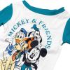 imageDisney Boys 4Piece Snugfit Cotton Pajama Set Soft ampamp Cute for KidsMickey and Friends