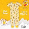 imageDisney Boys 4Piece Snugfit Cotton Pajama Set Soft ampamp Cute for KidsStripe Fun