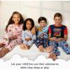 imageDisney Boys 4Piece Snugfit Cotton Pajama Set Soft ampamp Cute for KidsStripe Fun