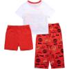 imageDisney Boys Pixar Lightyear  Toys Story 4 3Piece LooseFit Pajamas SetSunset Cars