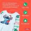 imageDisney unisexchild 2piece Snugfit Cotton Holiday Pajama Set Soft ampamp Cute for KidsChristmas Stitch