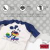 imageDisney unisexchild 2piece Snugfit Cotton Holiday Pajama Set Soft ampamp Cute for KidsFamlove Mickey