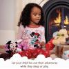 imageDisney unisexchild 2piece Snugfit Cotton Holiday Pajama Set Soft ampamp Cute for KidsMinnie America